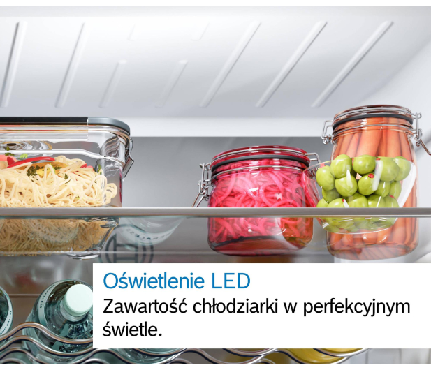 Lodówka Bosch KGN39VXBT PerfectFit No Frost 203cm Ciemny Inox Komora Zero VitaFresh 363L - 1516141 - zdjęcie 16